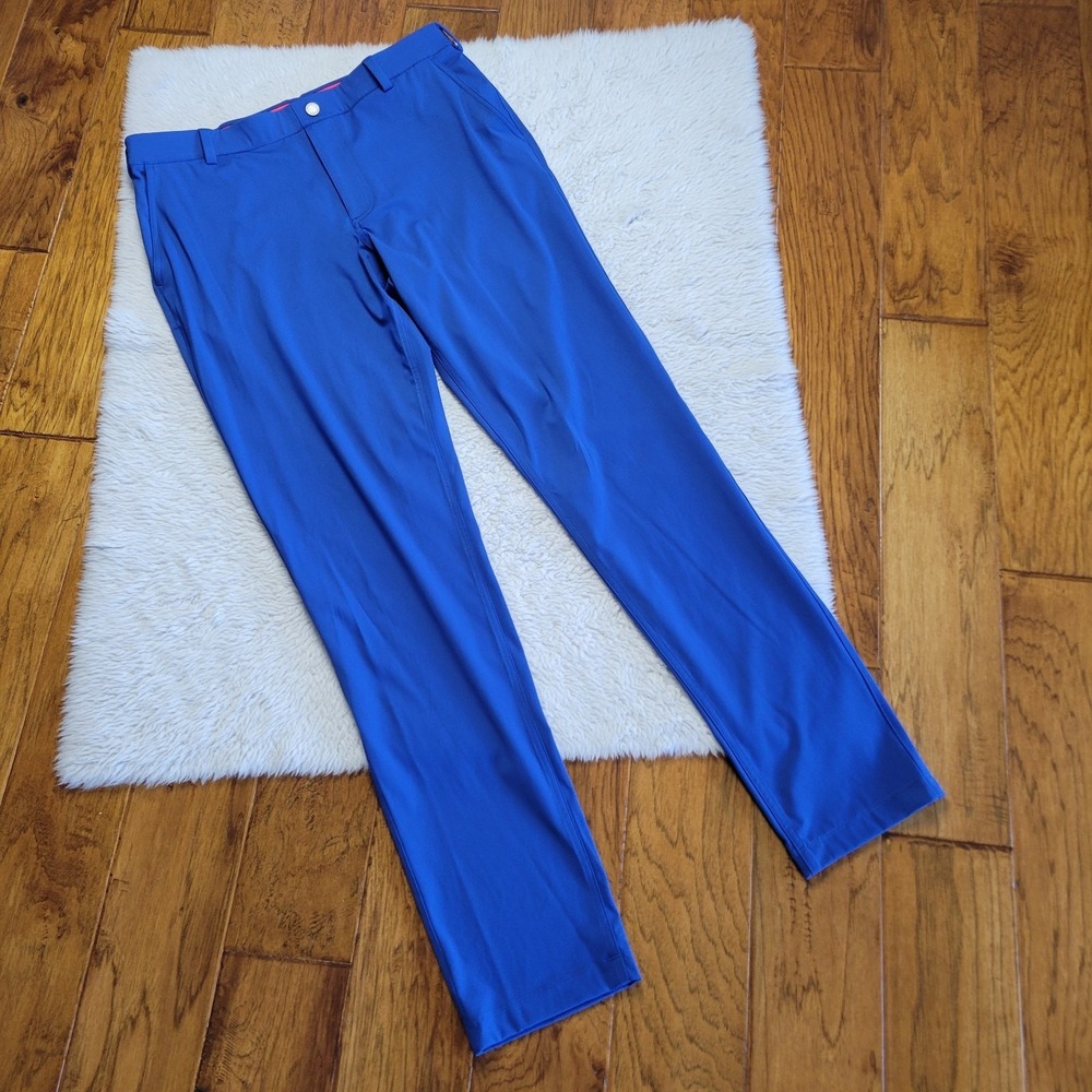 Redvanley Bradley Pull-On Golf Performance Trouser Pants Men's Large Blue